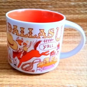 Starbucks Been There Series Dallas Texas Ceramic Coffee Mug 14oz